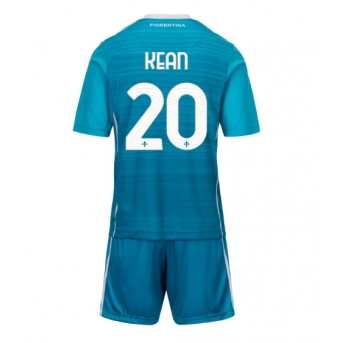 Billige Fotballdrakt Fiorentina Moise Kean #20 Replika Tredjedraktsett Barn 2025-26 Kortermet (med bukser)